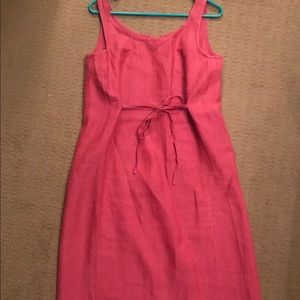 Eileen Fisher Pink Irish Linen maxi Dress
